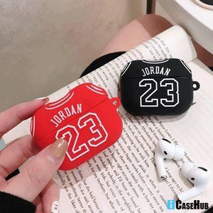 Air Jordan 23 Jersey Tee Shirt AirPods Pro Case